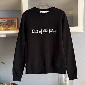 Études Black 'Out Of The Blue' Sweatshirt Embroidered Size XS